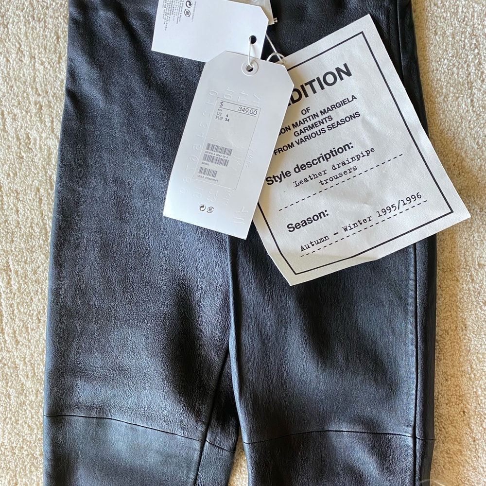 Leather leggings - Re-Edition Maison Martin Margiela. Never worn with tags.